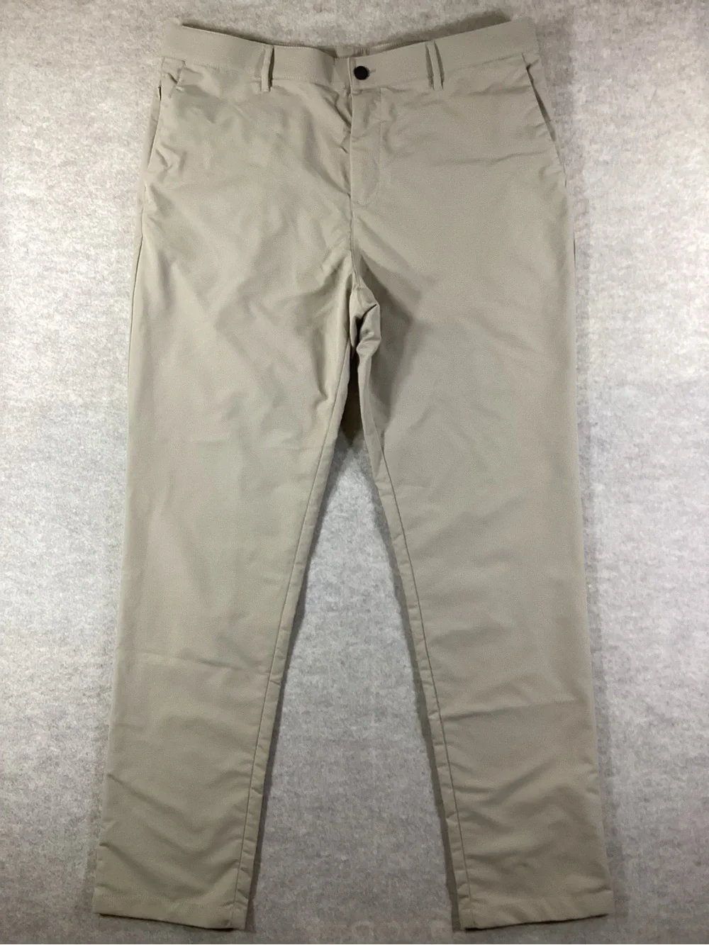 Banana Republic Slim Straight Khaki Chinos - Light Beige